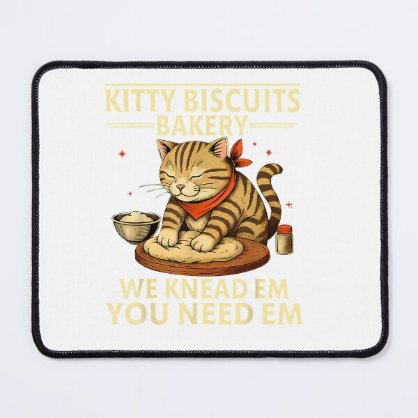 Item preview, Kitty Biscuits Bakery We Knead Em You Need Em Cat Baking T-Shirt designed and sold by krotkrot.