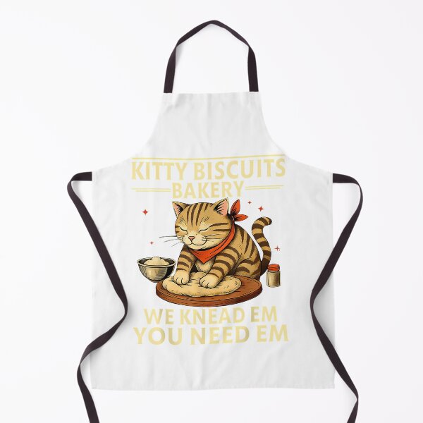 Item preview, Kitty Biscuits Bakery We Knead Em You Need Em Cat Baking T-Shirt designed and sold by krotkrot.