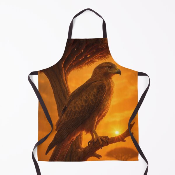 Item preview, Buzzard in the evening light with dragon tree on Socotra designed and sold by BreakingWorse.