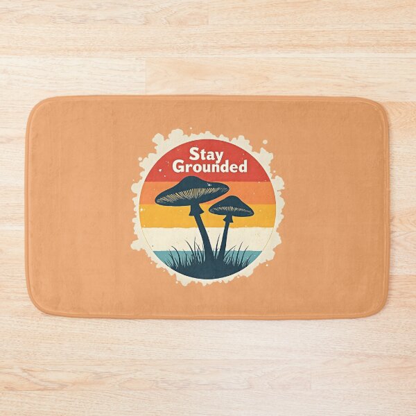 Item preview, Stay anchored retro mushrooms designed and sold by Fab-Haven.