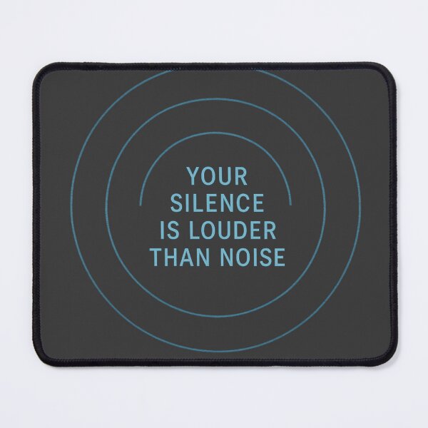 Item preview, Frequency – “Your Silence Is Louder Than Noise” Neon Waves Sticker designed and sold by Feral Confetti.