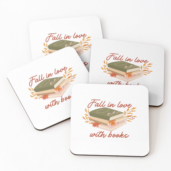 Item preview, Fall in love with books designed and sold by Letter & Petal.