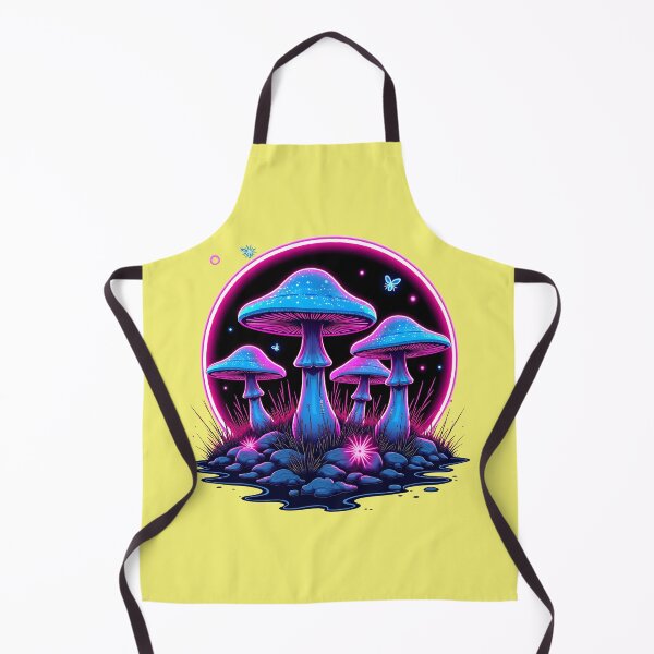Item preview, Mystical Neon Mushrooms designed and sold by Fab-Haven.