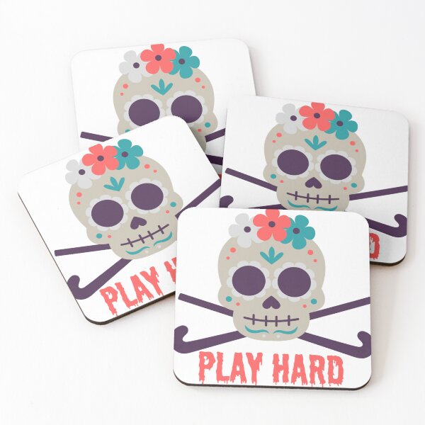 Item preview, Field Hockey Play Hard Color designed and sold by Alecill.