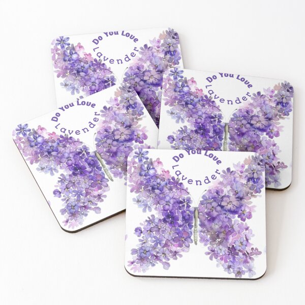Item preview, Lavender Floral Butterfly  designed and sold by Roova-art.