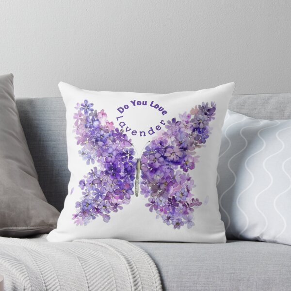Item preview, Lavender Floral Butterfly  designed and sold by Roova-art.