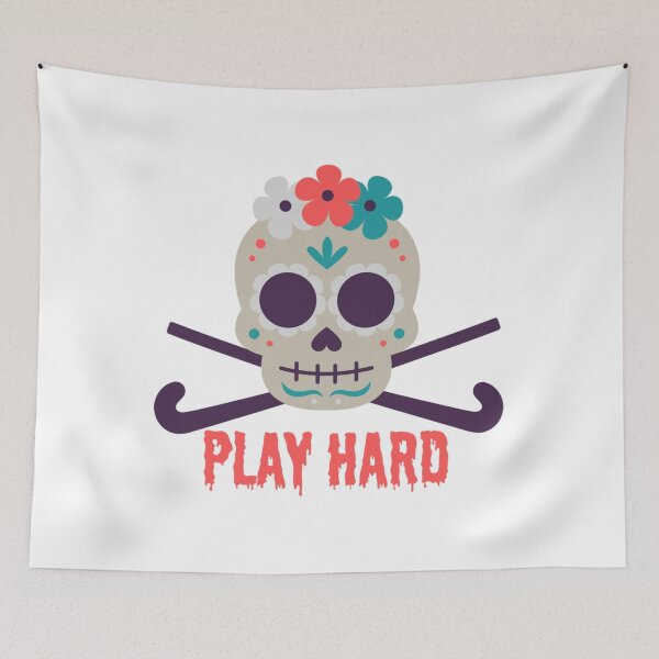 Item preview, Field Hockey Play Hard Color designed and sold by Alecill.