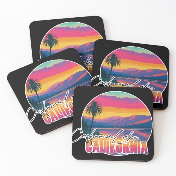 Item preview, Cachuma Lake, Santa Barbara County, California, Lake sunset designed and sold by Wanderful-roads.