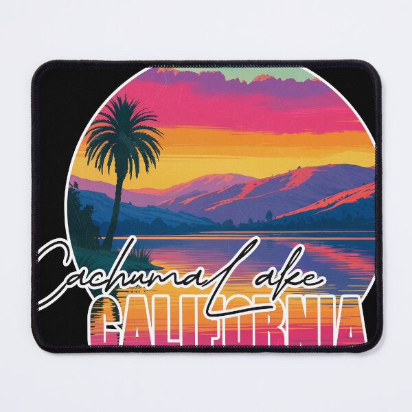 Item preview, Cachuma Lake, Santa Barbara County, California, Lake sunset designed and sold by Wanderful-roads.