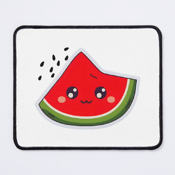 Item preview, Kawaii Watermelon Slice with Seeds – Cute Summer Fruit Illustration designed and sold by OsasChild.