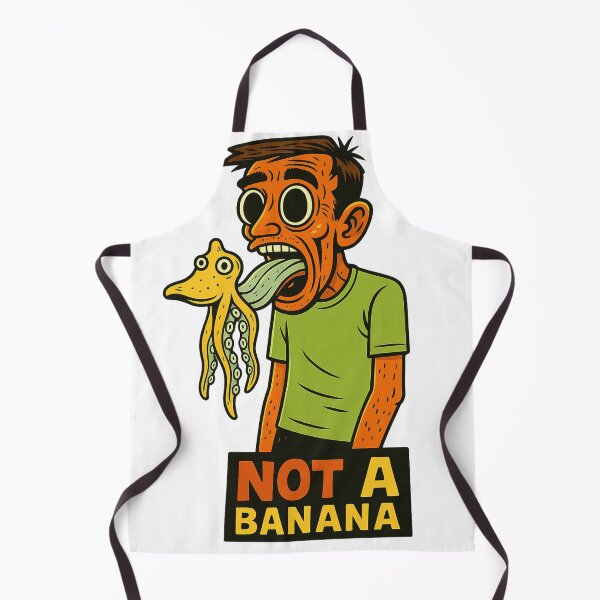 Item preview, Not a Banana – Surreal Funny Octopus Art designed and sold by haitrieuic96.