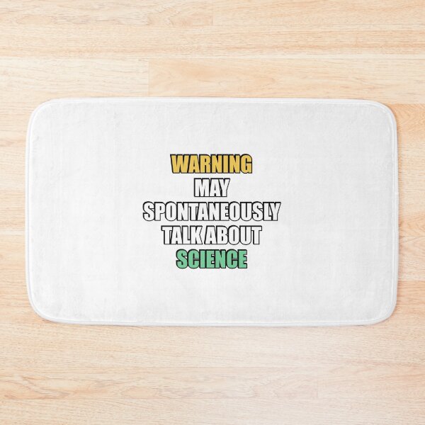 Item preview, Warning May spontaneously talk about Science designed and sold by Inspirationmotivation.