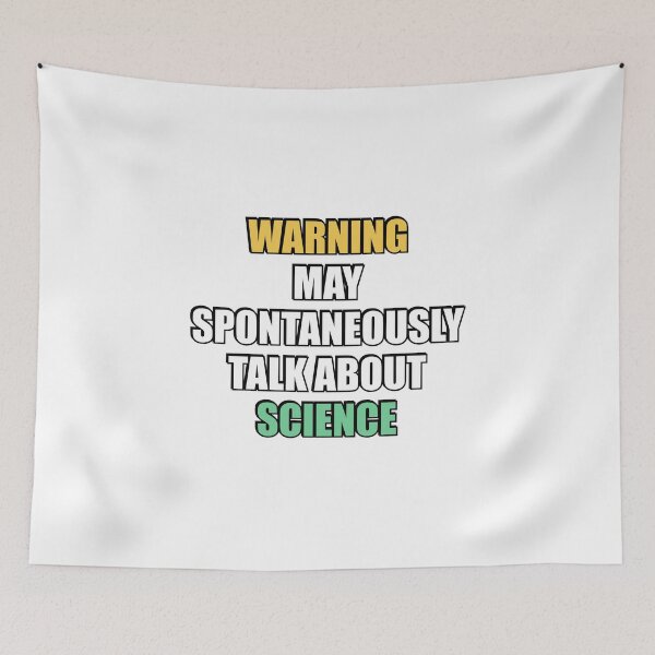 Item preview, Warning May spontaneously talk about Science designed and sold by Inspirationmotivation.