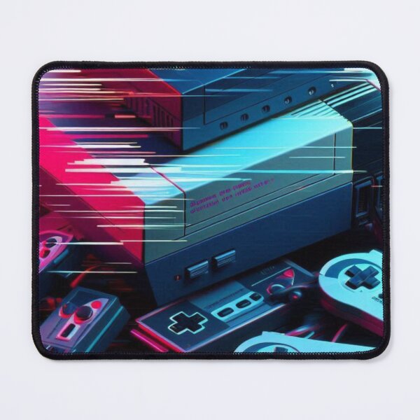 Item preview, Retro Gaming Console Synthwave Cyberpunk Neon Vintage designed and sold by Lyvion design.