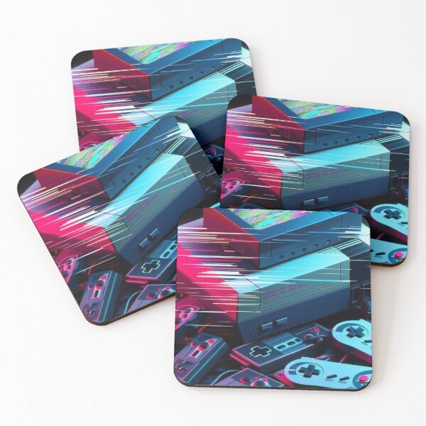 Item preview, Retro Gaming Console Synthwave Cyberpunk Neon Vintage designed and sold by Lyvion design.