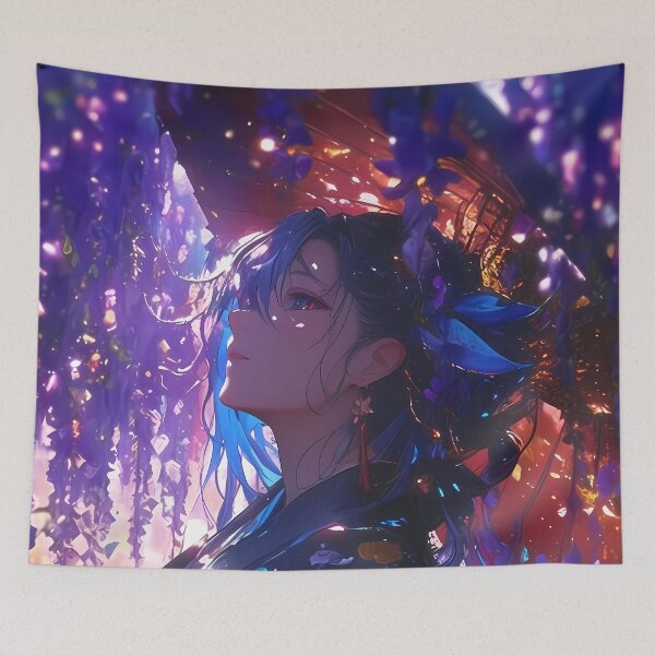 Item preview, Irina Shidou High School DxD Anime Wisteria Umbrella Glow designed and sold by juniorcastros.