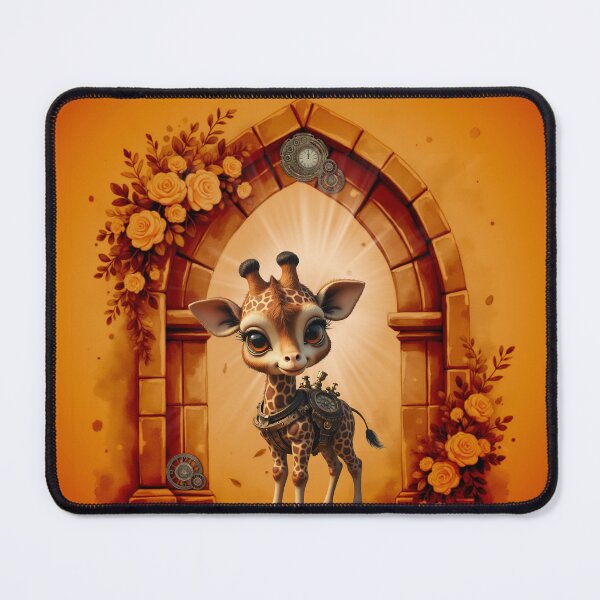 Item preview, Baby giraffe in steampunk-cartoon style designed and sold by nicky2342.