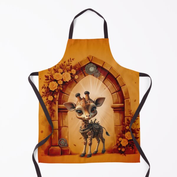 Item preview, Baby giraffe in steampunk-cartoon style designed and sold by nicky2342.