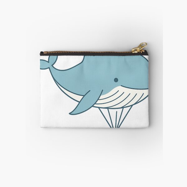 Item preview, Flying Whale Hot Air Balloon – Whimsical Cartoon Art designed and sold by haitrieuic96.