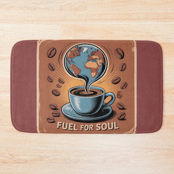 Item preview, Fuel For Soul - Retro Turkish Coffee Poster designed and sold by SababaShop.