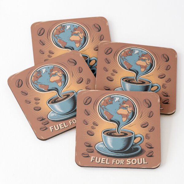 Item preview, Fuel For Soul - Retro Turkish Coffee Poster designed and sold by SababaShop.