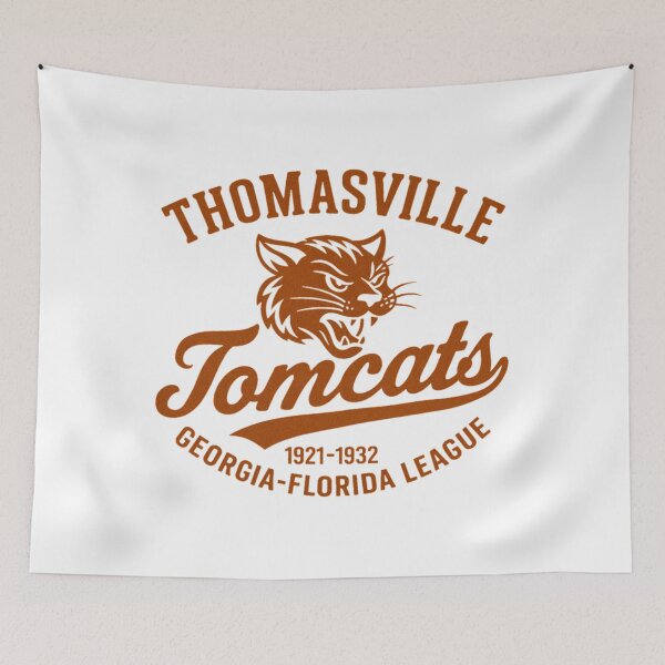 Item preview, Thomasville Tomcats  Vintage Georgiaflorida League Baseball Logo (19211932) designed and sold by Alecill.