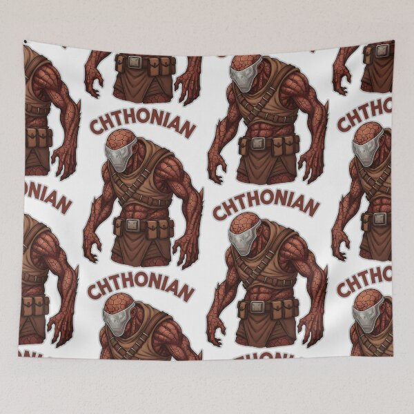 Item preview, Chthonian: Martian Subterranean Dweller designed and sold by SplashTastic.