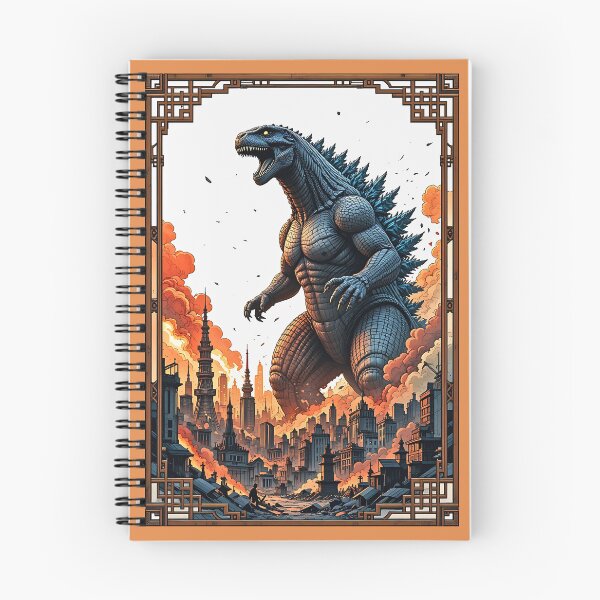 Item preview, Infernal Kaiju Beast Unleashed Upon Crumbling Tokyo City designed and sold by BorgSpareParts.