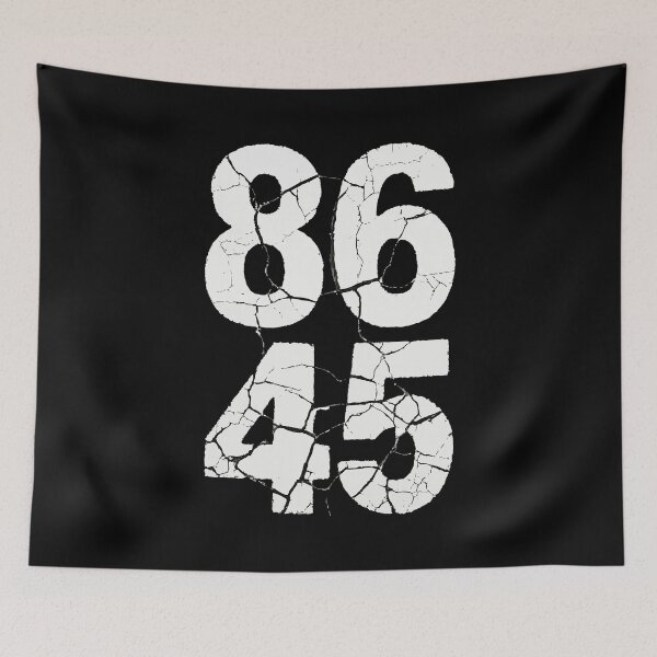 Item preview, Free 86 45 (anti-Trump slogan) designed and sold by Uglyandcute.
