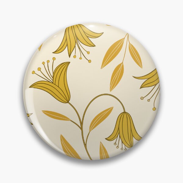 Item preview, tulip flower yellow seamless pattern designed and sold by trengeee.