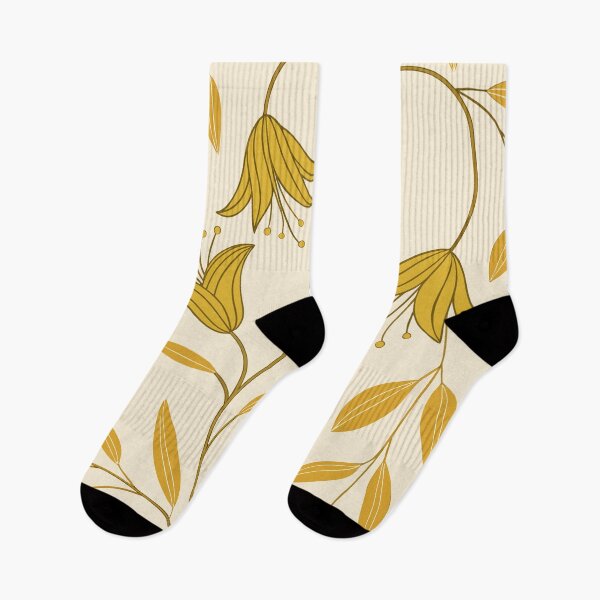 Item preview, tulip flower yellow seamless pattern designed and sold by trengeee.