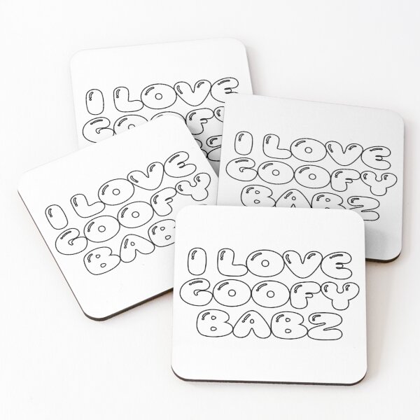 Item preview, i love goofy babz (white) designed and sold by Aesthetic Crew.