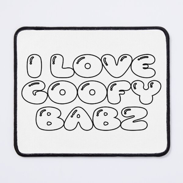Item preview, i love goofy babz (white) designed and sold by Aesthetic Crew.