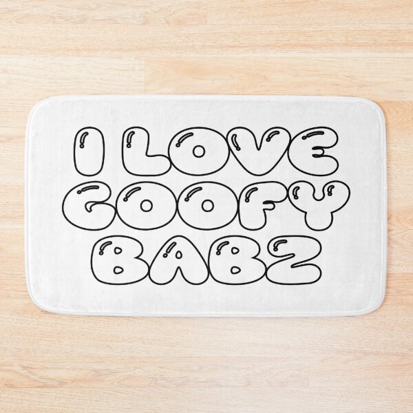 Item preview, i love goofy babz (white) designed and sold by Aesthetic Crew.
