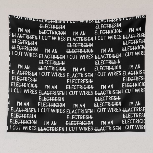 Item preview,  I'M An Electrician I Cut Wires designed and sold by LisaMazezz.