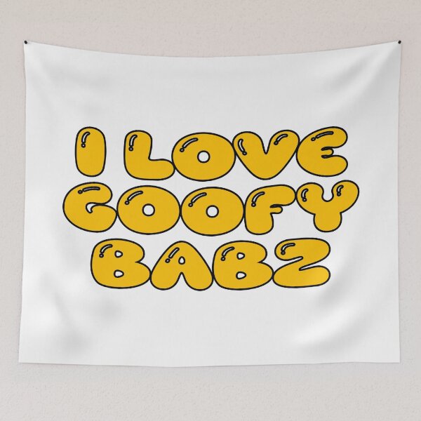 Item preview, i love goofy babz (golden orange) designed and sold by Aesthetic Crew.