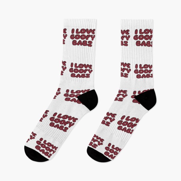 Item preview, i love goofy babz (dark red) designed and sold by Aesthetic Crew.