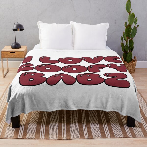 Item preview, i love goofy babz (dark red) designed and sold by Aesthetic Crew.