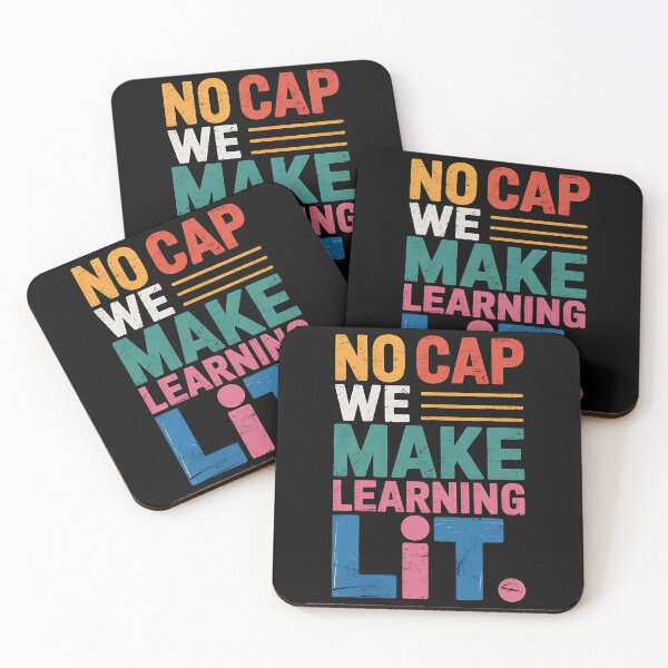 Item preview, No Cap We Make Learning Lit Funny Teacher Back to School designed and sold by BakeryDozen.
