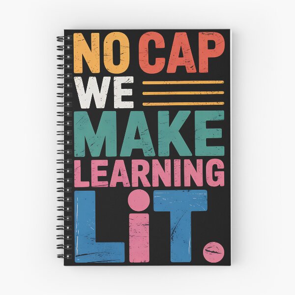 Item preview, No Cap We Make Learning Lit Funny Teacher Back to School designed and sold by BakeryDozen.