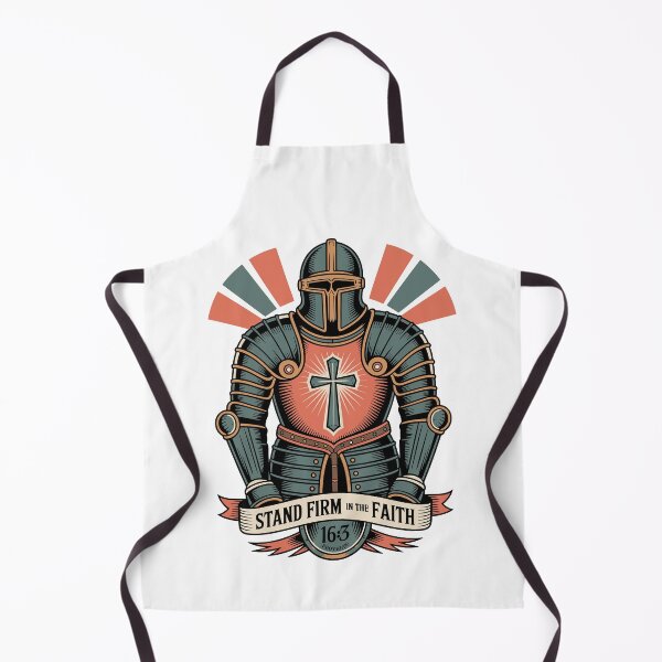 Item preview, Stand Firm in the Faith | Christian Armor of God Design | Proverbs 16:3 Bible Verse Art designed and sold by HahaHandlesHub.
