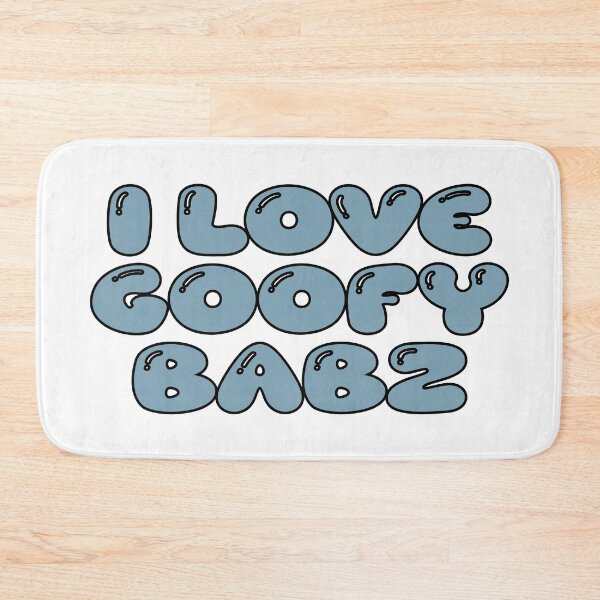 Item preview, i love goofy babz (blue gray) designed and sold by Aesthetic Crew.