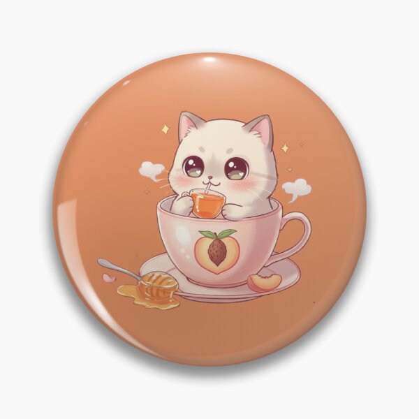 Item preview, chibi cat drinking juice classic sticker designed and sold by anandsiva2703.
