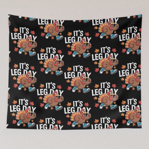 Item preview,  It'S Leg Day Turkey Running Funny Thanksgiving designed and sold by LisaMazezz.