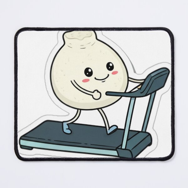 Item preview, An AI Burrata on the treadmill designed and sold by ElisaGerini.