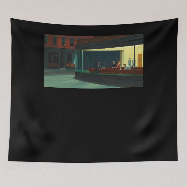 Item preview, Nighthawks By Edward Hopper 1942. designed and sold by teheroa.