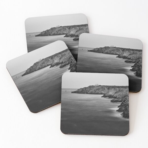 Item preview, Lonely House on Rocky Coast – Menorca, Spain (B&W) designed and sold by RastislavS.