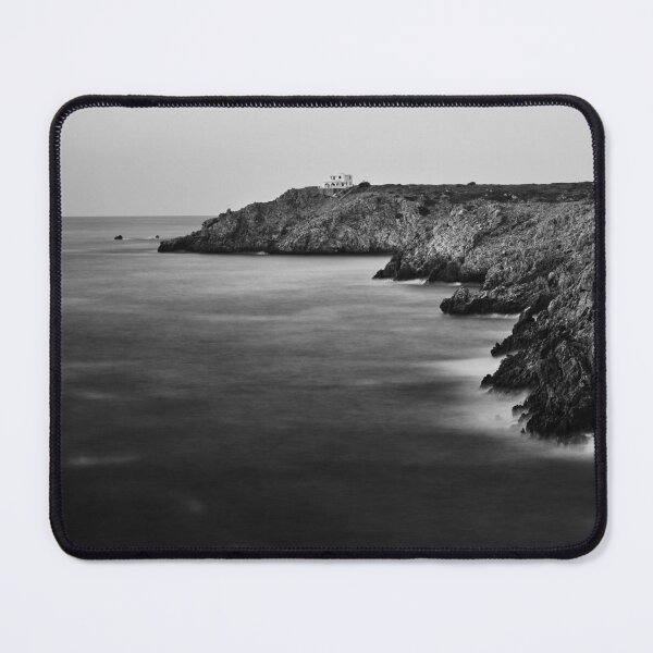 Item preview, Lonely House on Rocky Coast – Menorca, Spain (B&W) designed and sold by RastislavS.