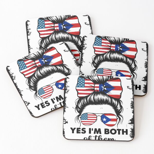 Item preview, Yes I'm Both of Them Puerto Rican And American Coquette Bow designed and sold by sssweetness.