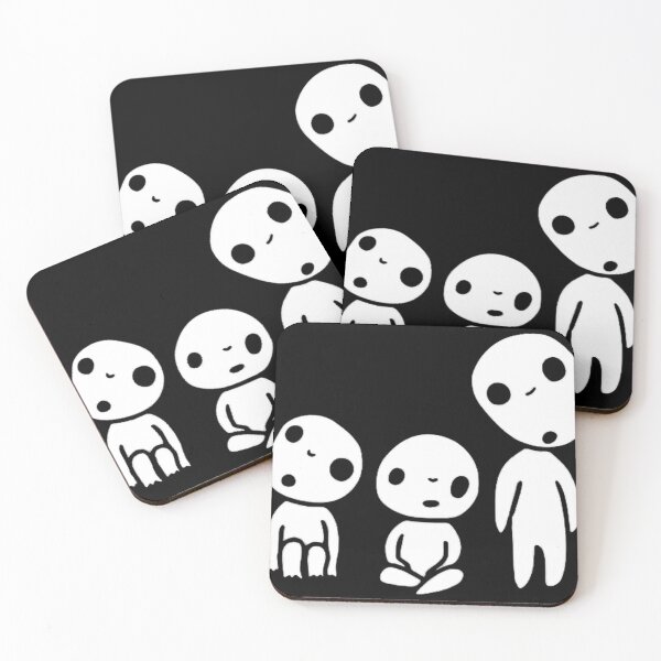 Item preview, Whimsical Kodama Forest Spirits | Cute Tree Spirit Outline designed and sold by TodHunt.